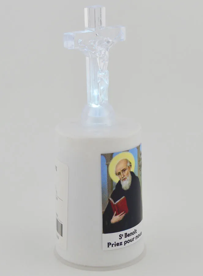 Led Kirchenkerze Heiliger Benedikt (pic 4)