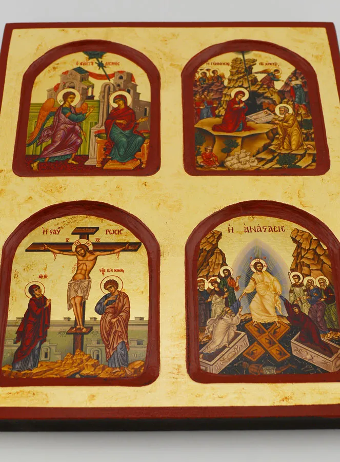 Religiöse Ikone der Mysterien des Lebens Christi - 22cm (pic 2)