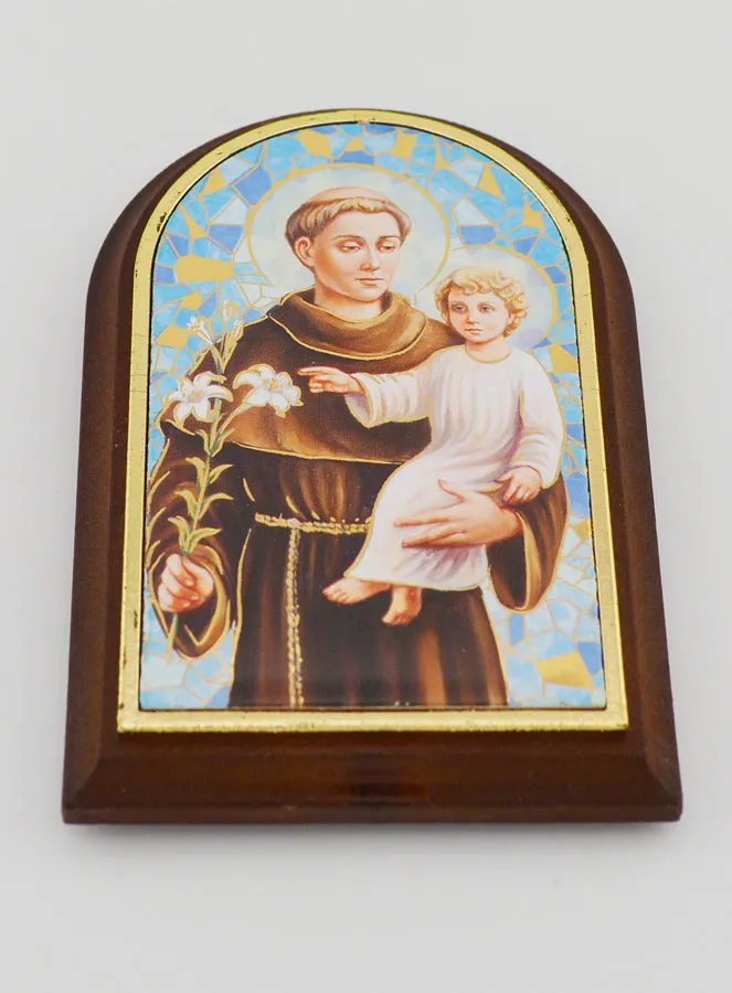 Ikone zum Aufstellen Heiliger Antonius - 10cm (pic 2)
