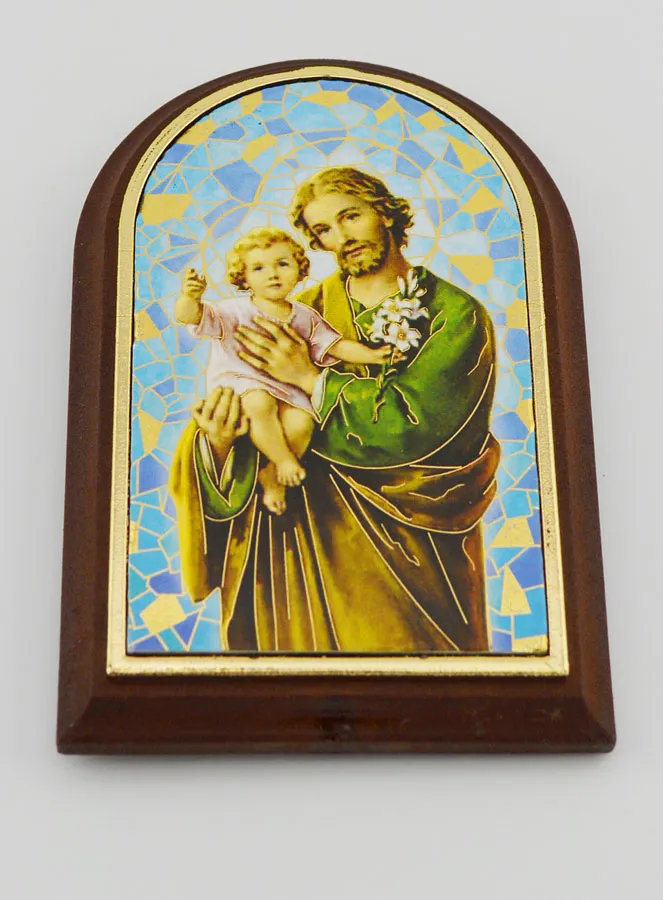 Ikone zum Aufstellen Heiliger Joseph - 10cm (pic 2)