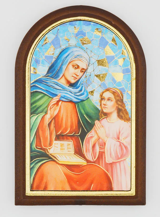 Ikone zum Aufstellen Heilige Anna - 10cm (pic 1)