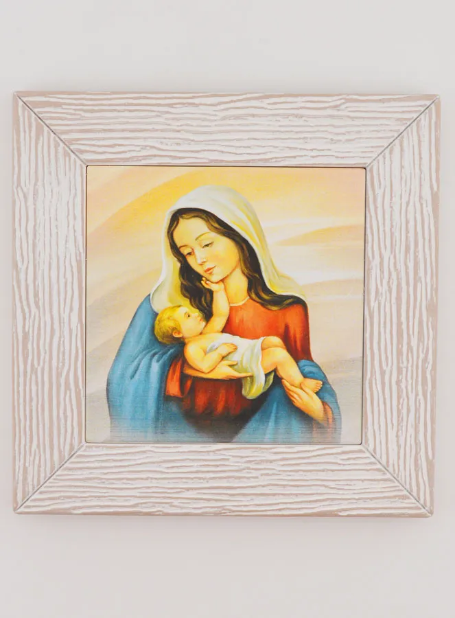 Moderner Ikonenrahmen Madonna mit Kind - 11cm (pic 1)