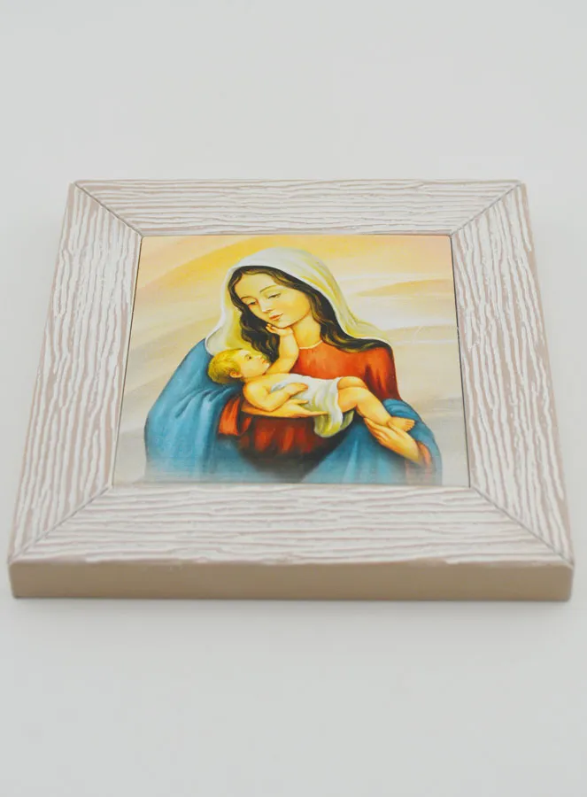 Moderner Ikonenrahmen Madonna mit Kind - 11cm (pic 2)