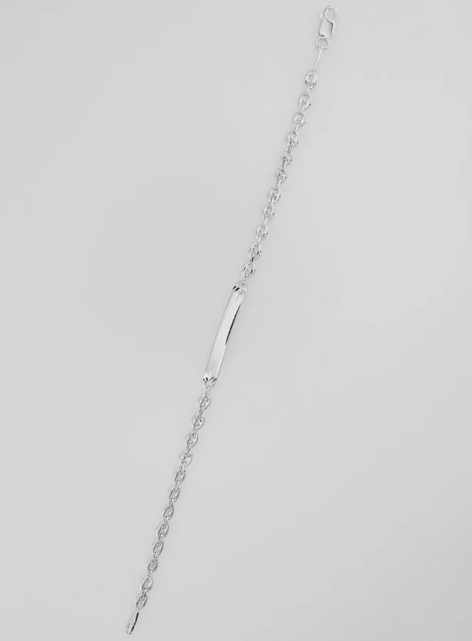 Tauf Armband aus Rhodiniertem Silber - 18cm (pic 2)