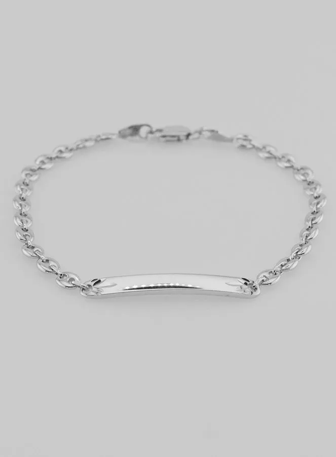 Tauf Armband aus Rhodiniertem Silber - 18cm (pic 4)