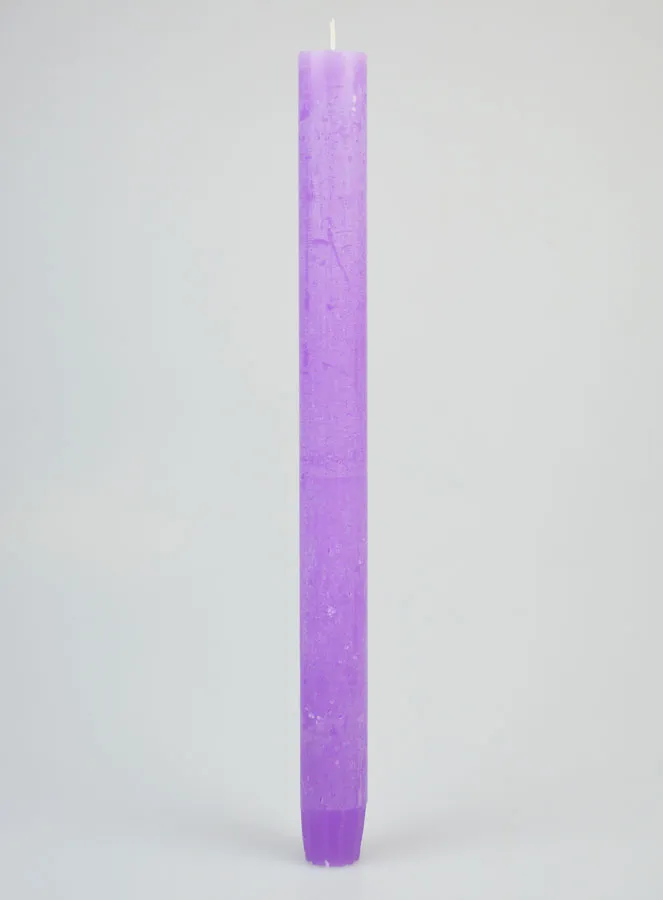 Durchgefärbte Kerze 27cm - Lila (pic 1)