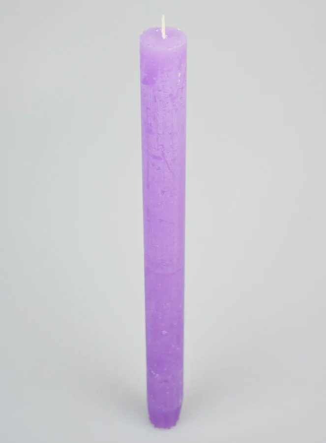 Durchgefärbte Kerze 27cm - Lila (pic 2)
