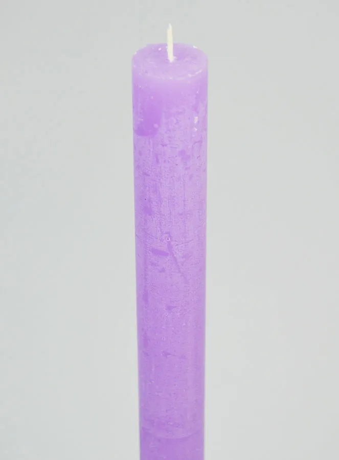 Durchgefärbte Kerze 27cm - Lila (pic 4)