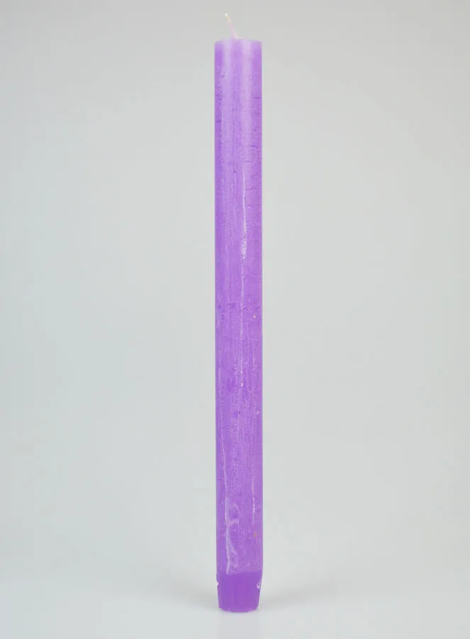 Durchgefärbte Gebetskerze - Lila Violett (pic 1)