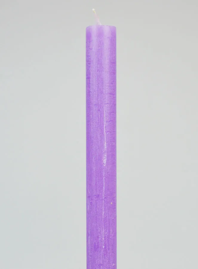 Durchgefärbte Gebetskerze - Lila Violett (pic 3)