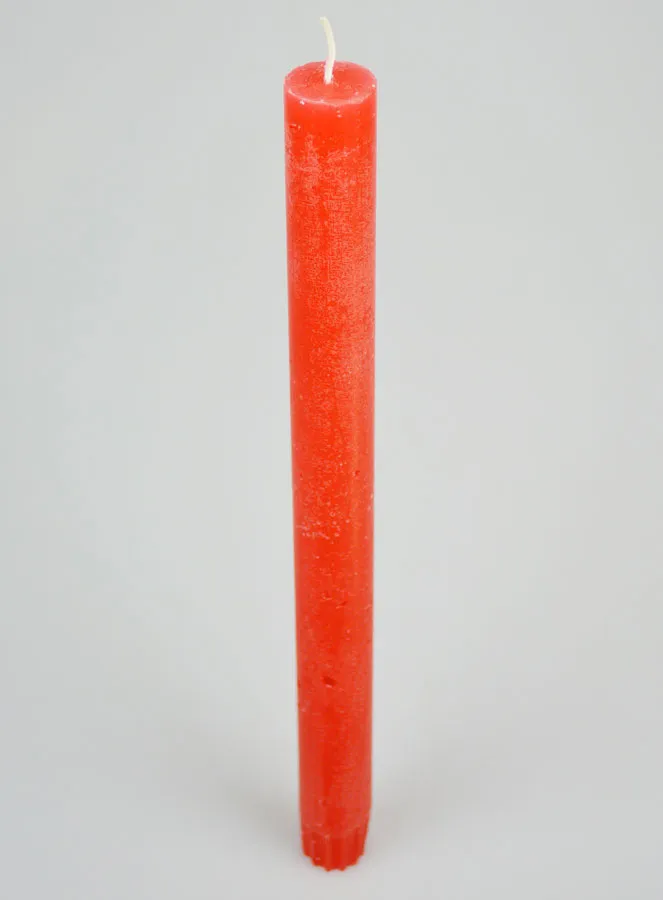 Durchgefärbte Kerze 27cm - Rosa Rot (pic 2)