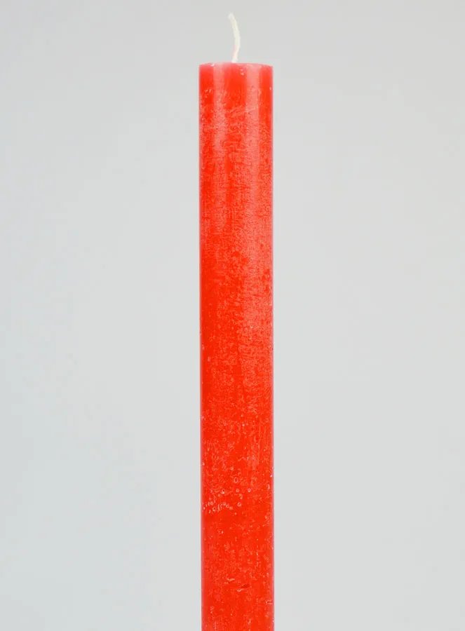 Durchgefärbte Kerze 27cm - Rosa Rot (pic 3)