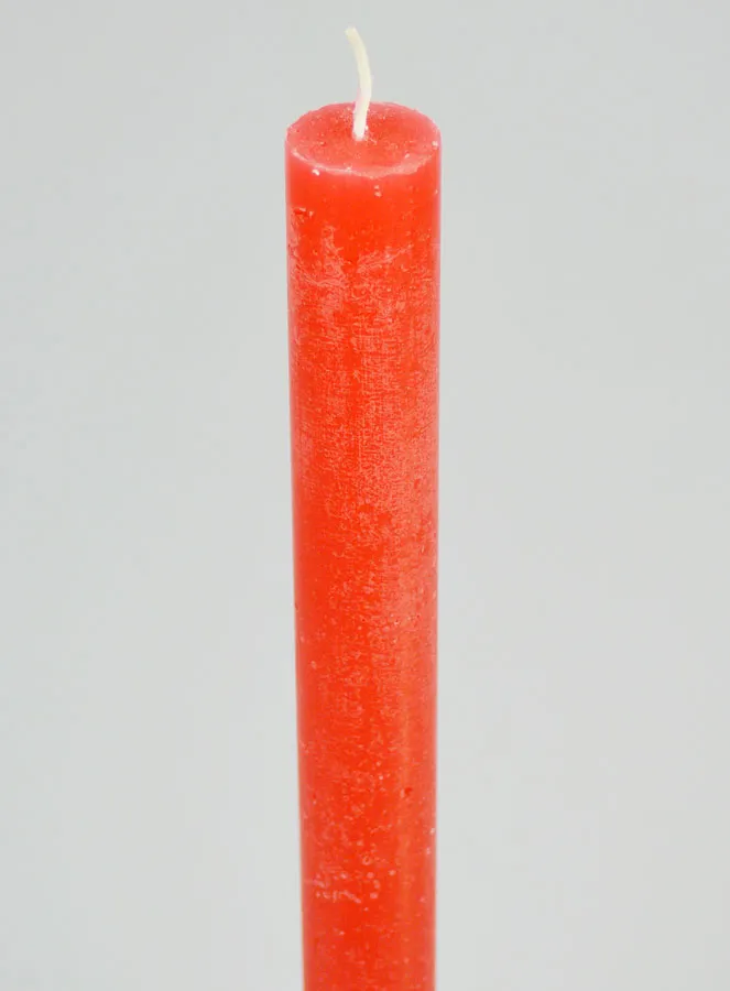 Durchgefärbte Kerze 27cm - Rosa Rot (pic 4)