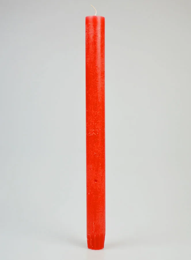 Durchgefärbte Gebetskerze - Rosa Rot (pic 1)