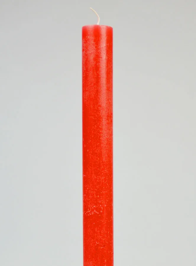 Durchgefärbte Gebetskerze - Rosa Rot (pic 3)