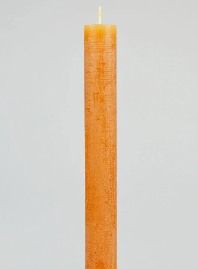 Durchgefärbte Kerze 27cm - Kastanie Braun (pic 3)