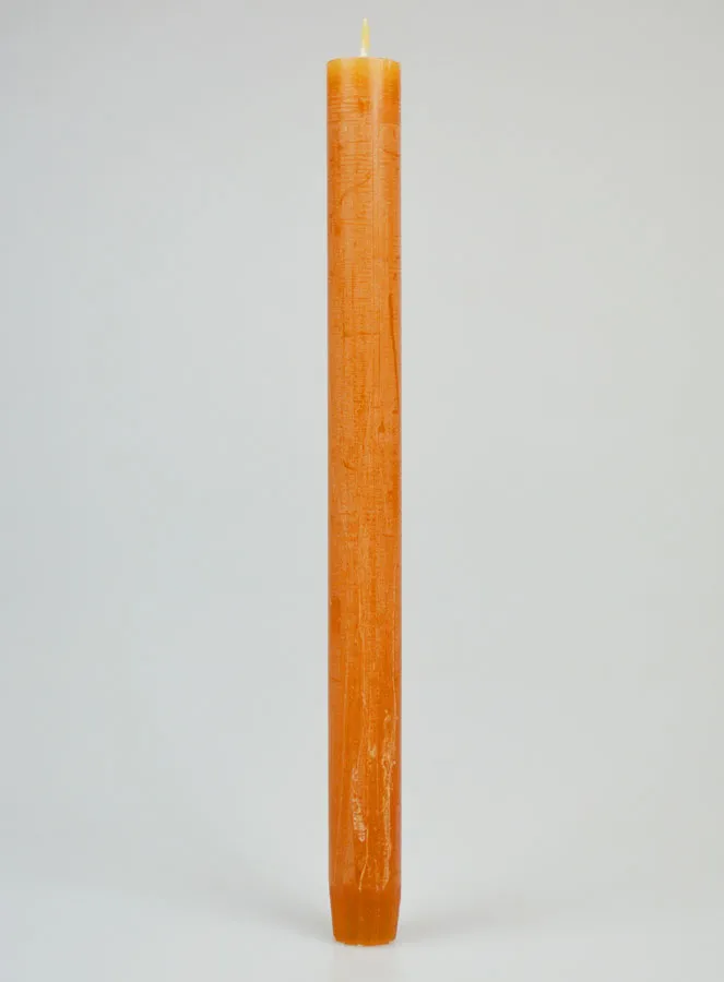 Durchgefärbte Gebetskerze - Kastanie Braun (pic 1)