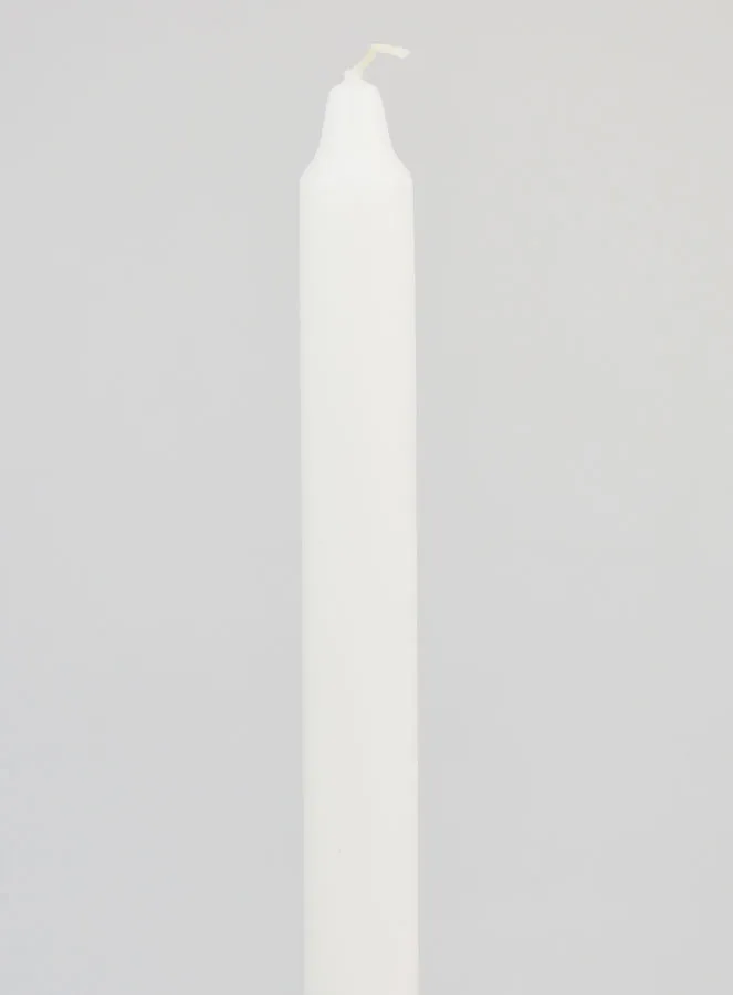 Durchgefärbte Kerze 29cm - Weiß (pic 3)
