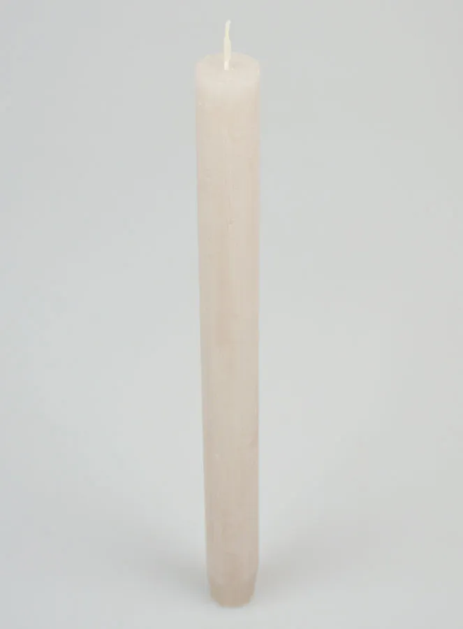 Durchgefärbte Kerze 27cm - Sand Grau (pic 2)