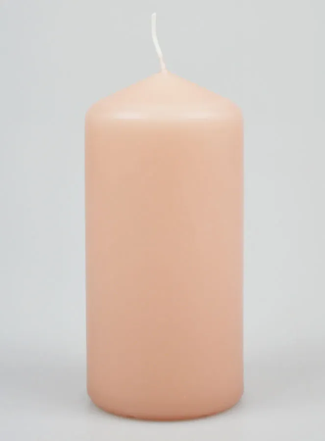 Deko-Kerze 12cm - Altrosa (pic 1)