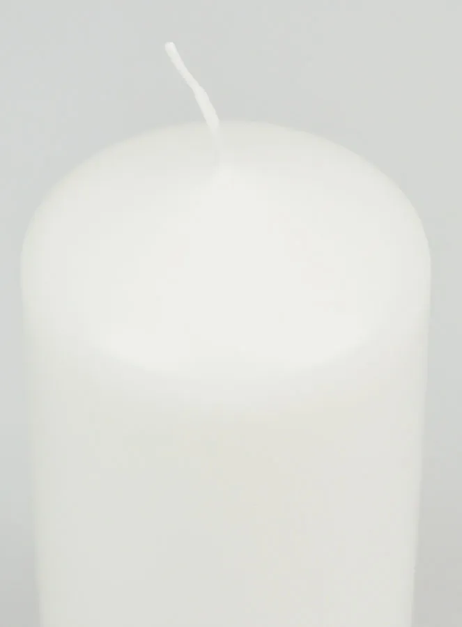 Deko-Kerze 12cm - Pur Weiß (pic 4)