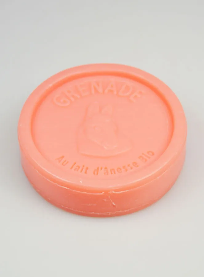 Seife mit Bio-Eselsmilch und Granatapfel - 100g (pic 2)