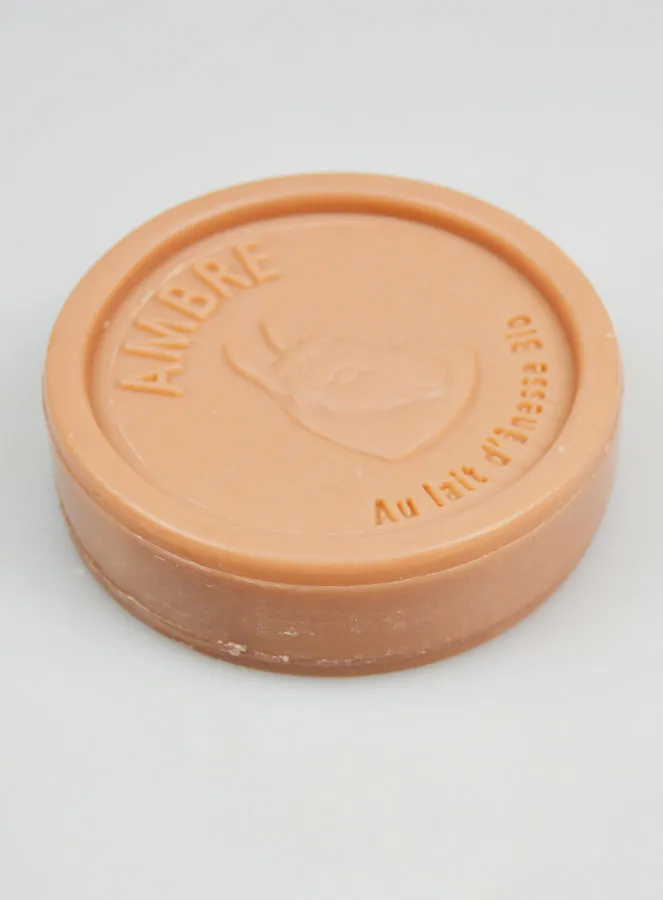 Seife mit Bio-Eselsmilch und Bernstein - 100g (pic 3)