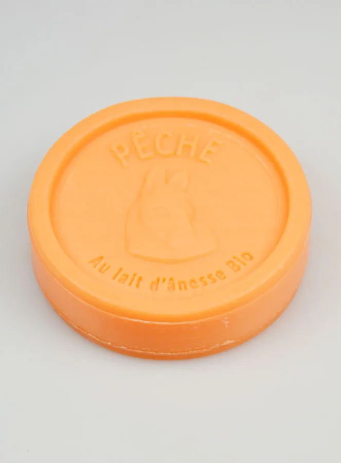 Seife mit Bio-Eselsmilch und Pfirsich - 100g (pic 2)