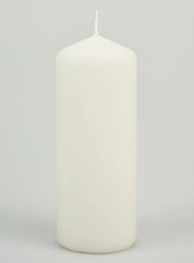 Deko-Kerze 15cm - Milch Weiß (pic 1)