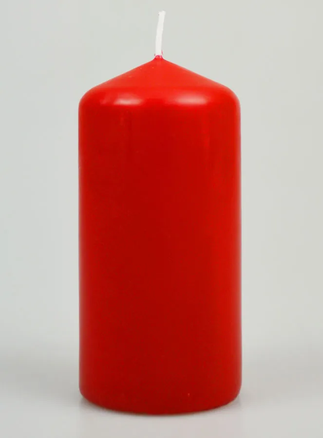 Deko Kerze 12cm - Rot (pic 1)