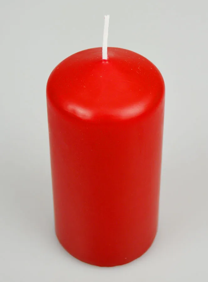 Deko Kerze 12cm - Rot (pic 2)