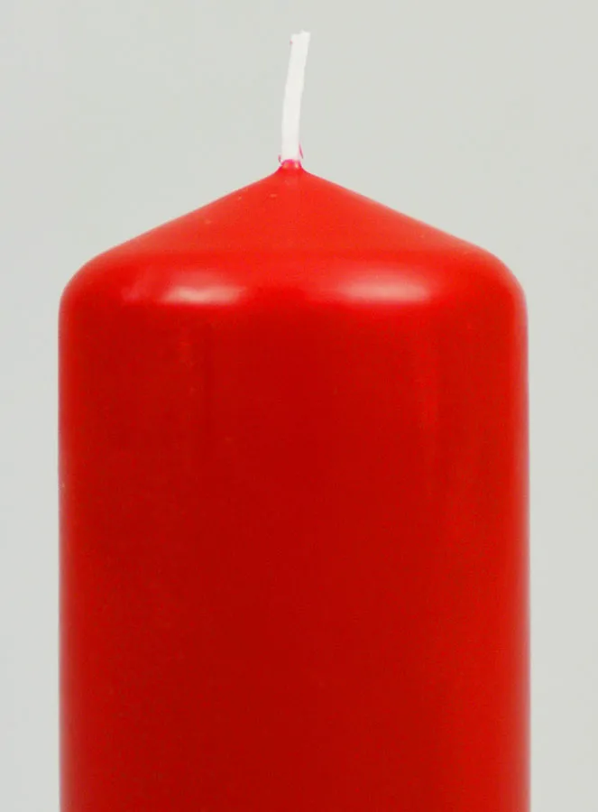 Deko Kerze 12cm - Rot (pic 3)