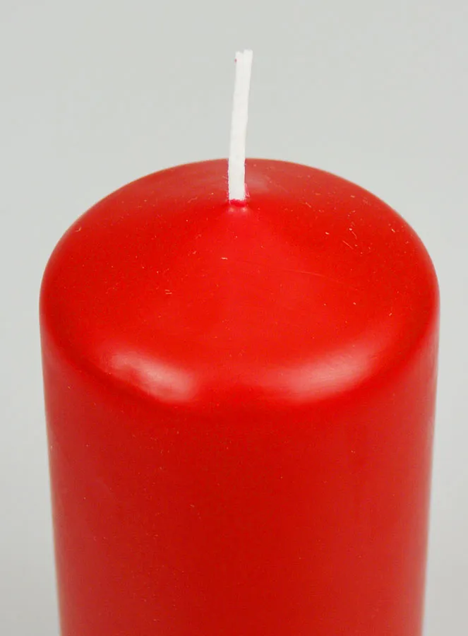 Deko Kerze 12cm - Rot (pic 4)