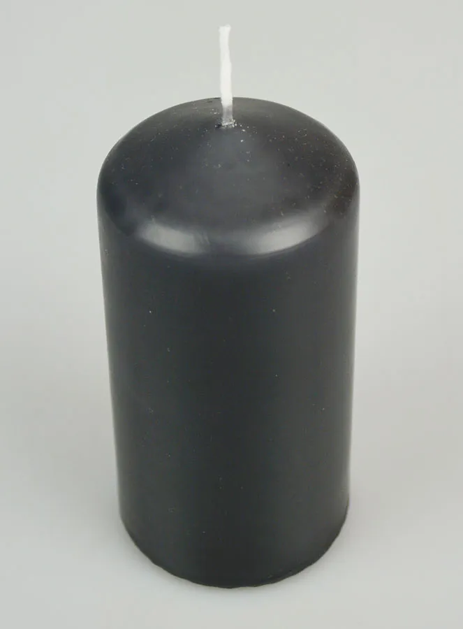 Deko-Kerze 12cm - Anthrazit (pic 2)
