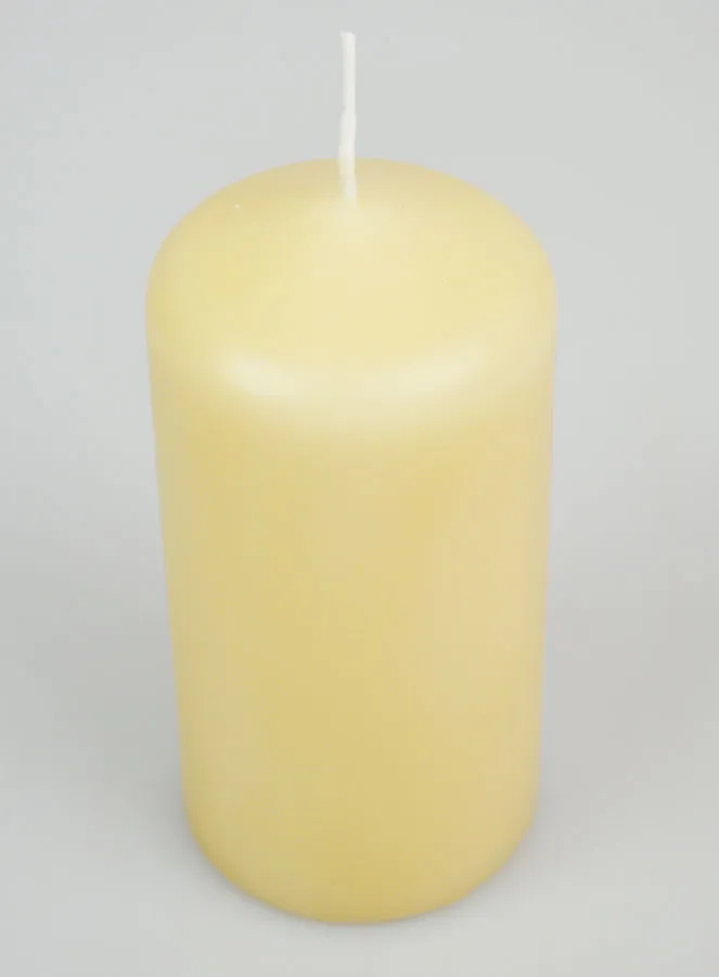 Deko Kerze 12cm - Beige (pic 2)