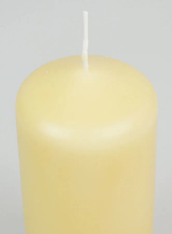 Deko Kerze 12cm - Beige (pic 4)