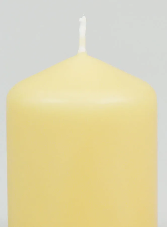 Stumpenkerze 8cm - Beige (pic 3)