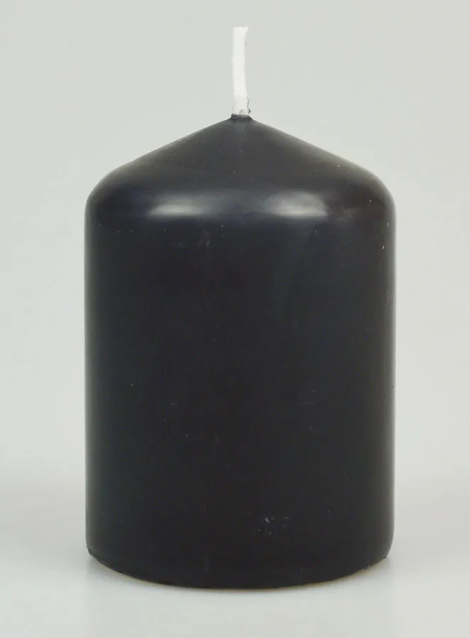 Deko Kerze 8cm - Anthrazit (pic 1)