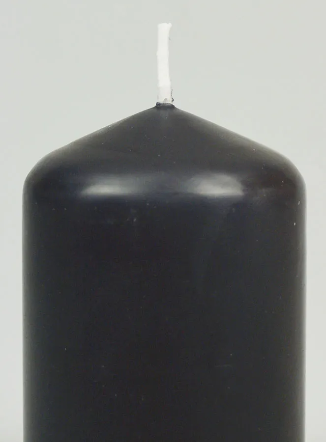 Deko Kerze 8cm - Anthrazit (pic 3)