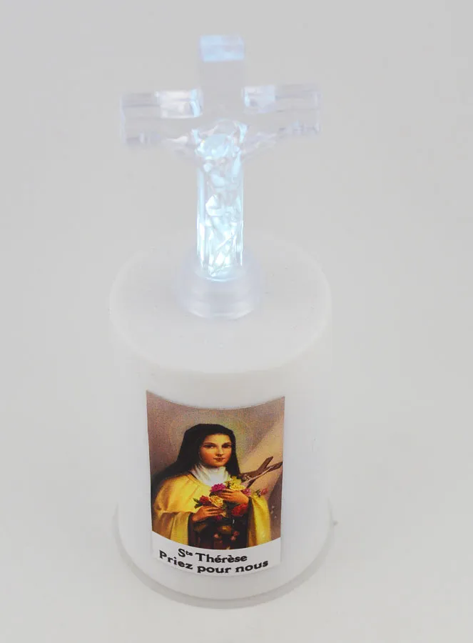 Led-Kirchenkerze Heilige Therese (pic 2)