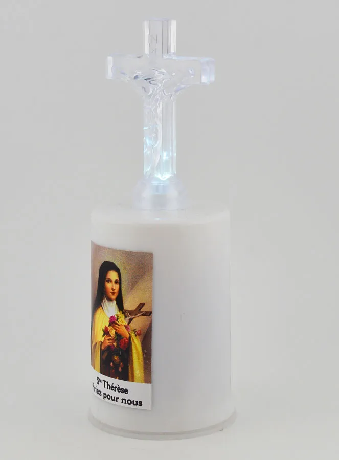 Led-Kirchenkerze Heilige Therese (pic 3)