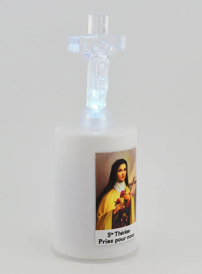 Led-Kirchenkerze Heilige Therese (pic 4)