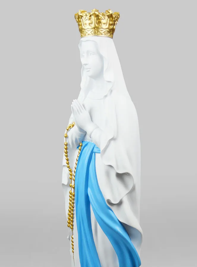 Figur Maria Königin des Himmels Weiß - 80cm (pic 4)