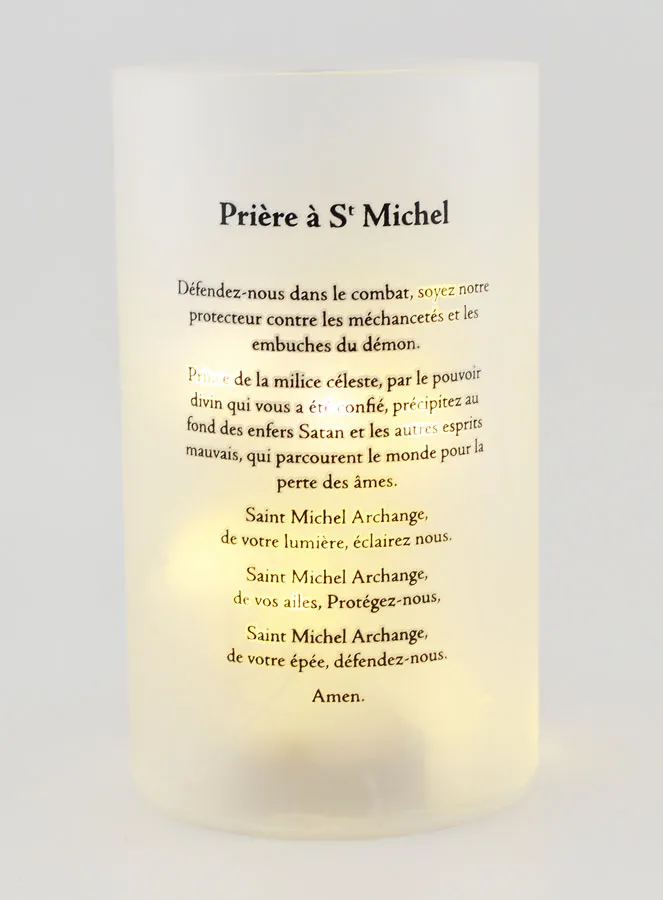 LED-Windlicht - Sankt Michael und Gebet (pic 2)