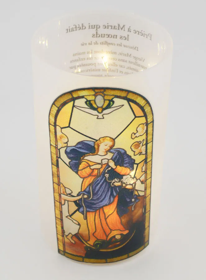 LED-Windlicht - Maria Knotenlöserin und Gebet (pic 4)