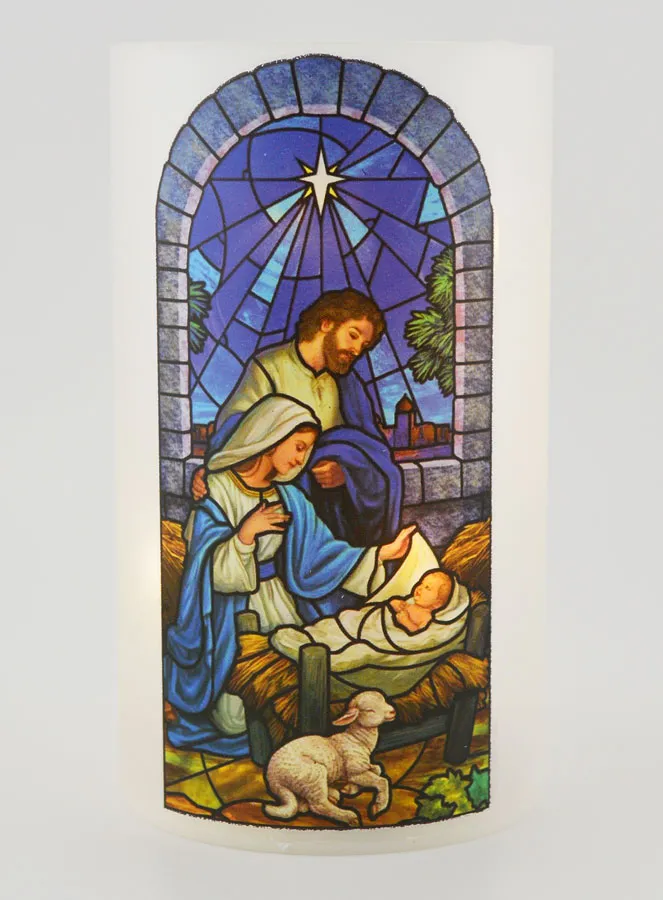 Weihnachtsgeschenk – LED Windlicht mit Weihnachtsgebet (pic 1)