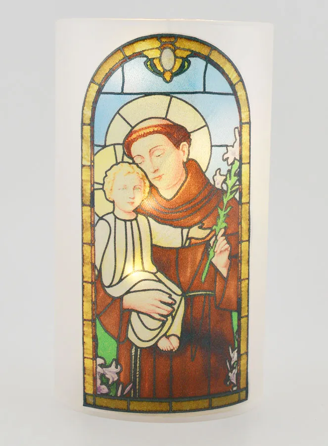 LED-Windlicht und Gebet - Sankt Antonius (pic 1)