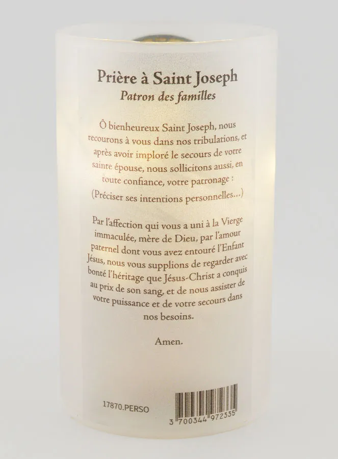 LED-Windlicht  und Gebet - Sankt Joseph (pic 2)