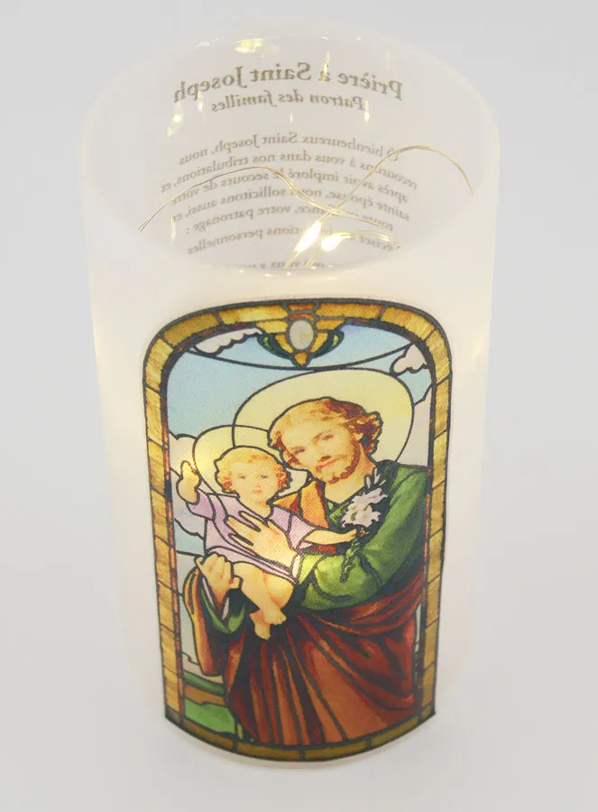 LED-Windlicht  und Gebet - Sankt Joseph (pic 4)