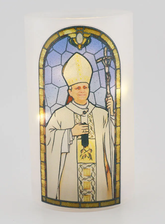 LED-Windlicht und Gebet - Papst Leo XIV (pic 1)
